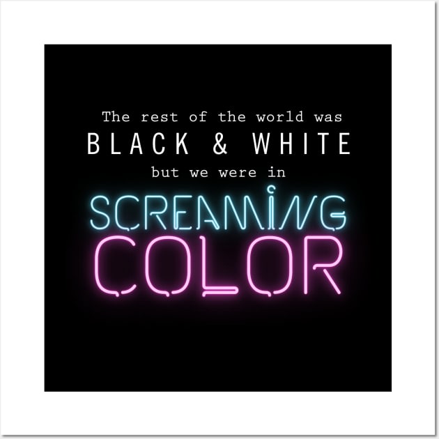 Scream In Color Wall Art by fashionsforfans